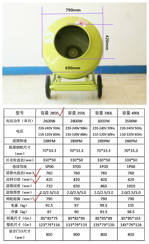 小型砂漿攪拌機(jī)